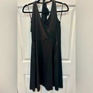 Pact Black Halter Dress (Size L)